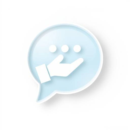 Image d'une bulle de conversation avec un signe de respect, symbolisant une politique de commentaires respectueuse.